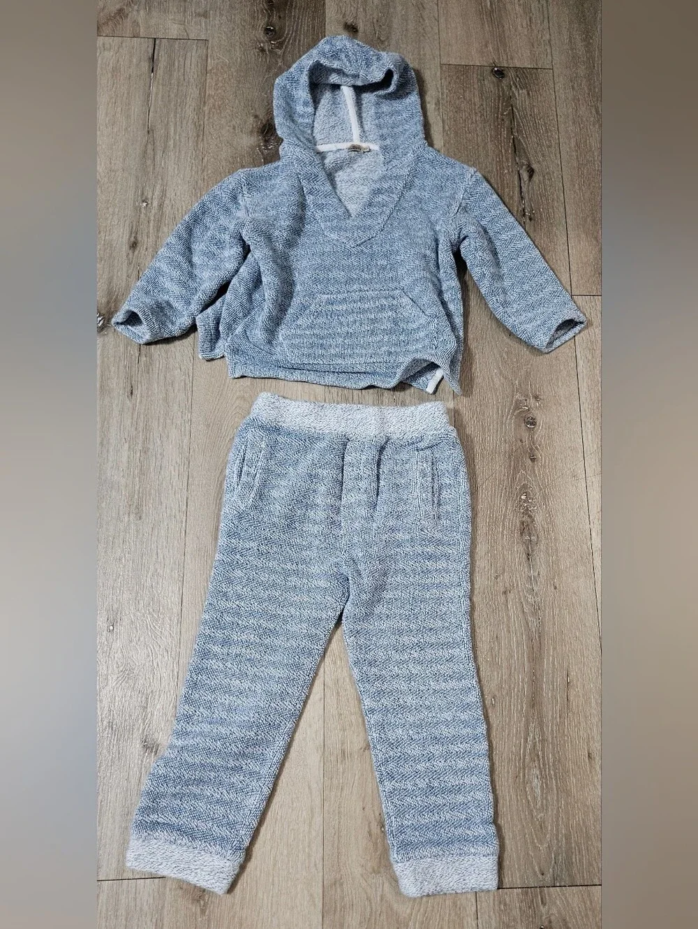 Faherty kids whitewater sweatershirt hoodie pants matching set size 6